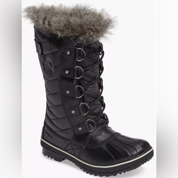 NEW Sorel Women's Tofino II Faux Fur Lined Waterproof Winter Boots Size 10 - Picture 1 of 13